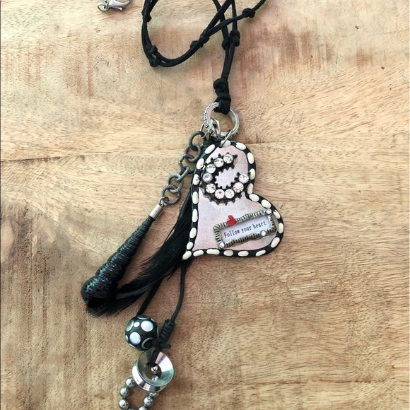 Two black necklaces - a Chico’s shell necklace plus another “just for fun” one! - Picture 4 of 13